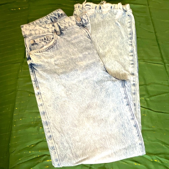 GARAGE Stonewashed High Waisted Jeans - Picture 1 of 4